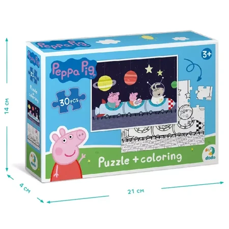 Пазл DoDo на 30 элементов 2 в 1 Peppa Pig: цены и характеристики