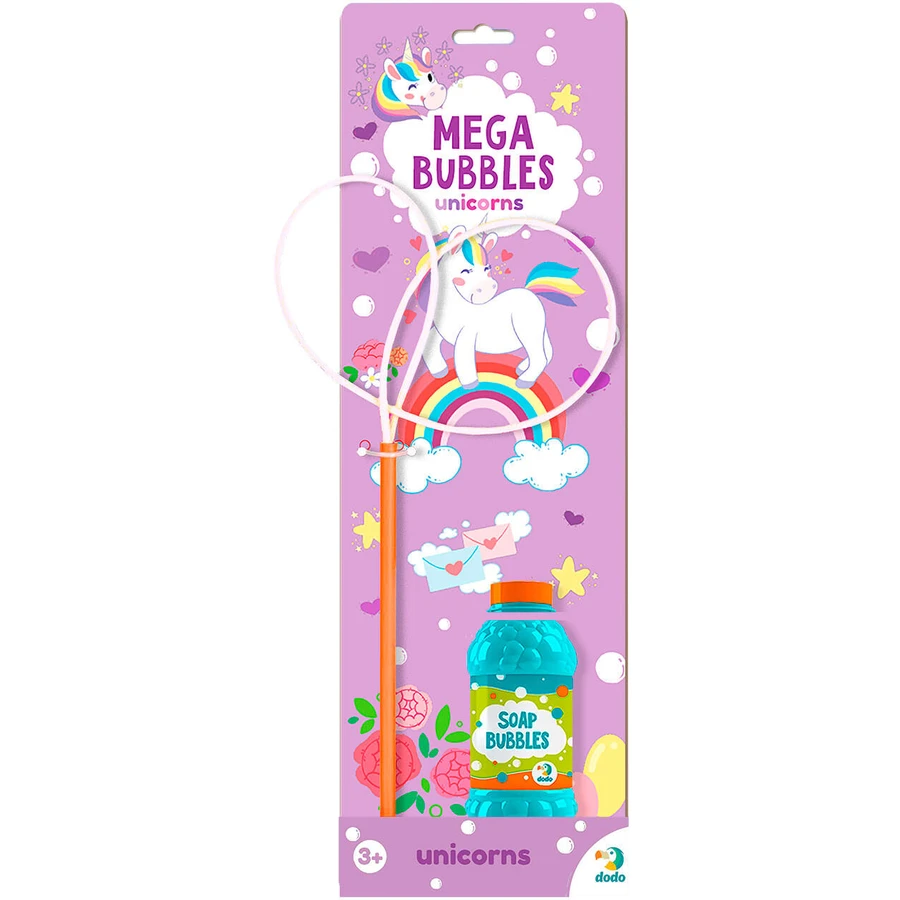 Мильні бульбашки DoDo Mega Bubbles Єдиноріжки 450 мл: ціни та характеристики