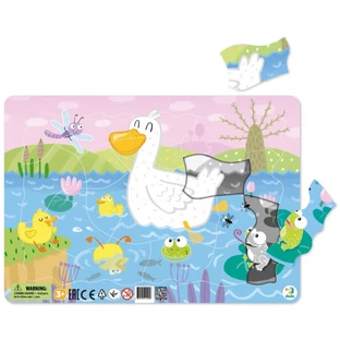 Пазл DoDo з рамкою Каченята