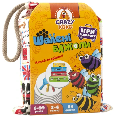 Настольная игра Vladi Toys Игра в мешочке Безумные пчелы (укр): цены и характеристики