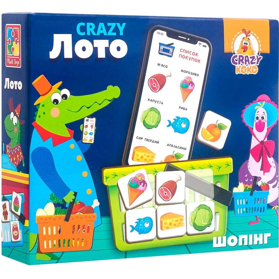 Настольная игра Vladi Toys Crazy Лото: цены и характеристики