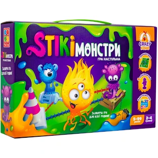 Настольная игра Vladi Toys Стикимонстры (укр