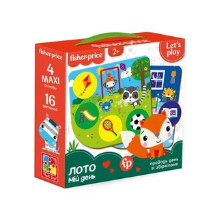 Настольная игра Vladi Toys Fisher Price. Лото. Мой день