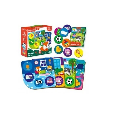 Настольная игра Vladi Toys Fisher Price. Лото. Мой день: цены и характеристики