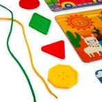 Развивающая игрушка Игра-шнуровка Fisher Price Maxi-пуговицы (укр): цены и характеристики