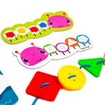 Развивающая игрушка Игра-шнуровка Fisher Price Maxi-пуговицы (укр): цены и характеристики