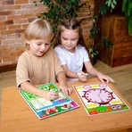 Навчальний набір Vladi Toys Дошка-тренажер Годинник та розпорядок дня: ціни та характеристики