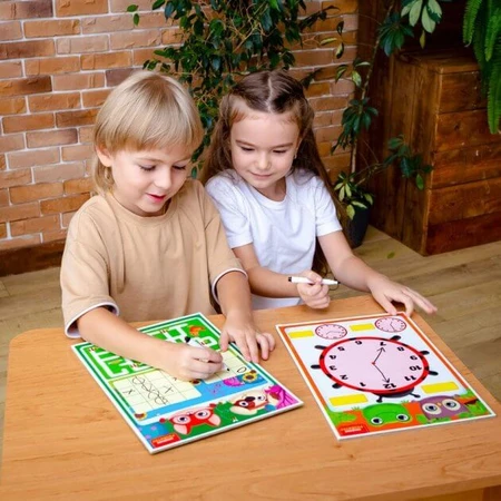 Навчальний набір Vladi Toys Дошка-тренажер Годинник та розпорядок дня: ціни та характеристики