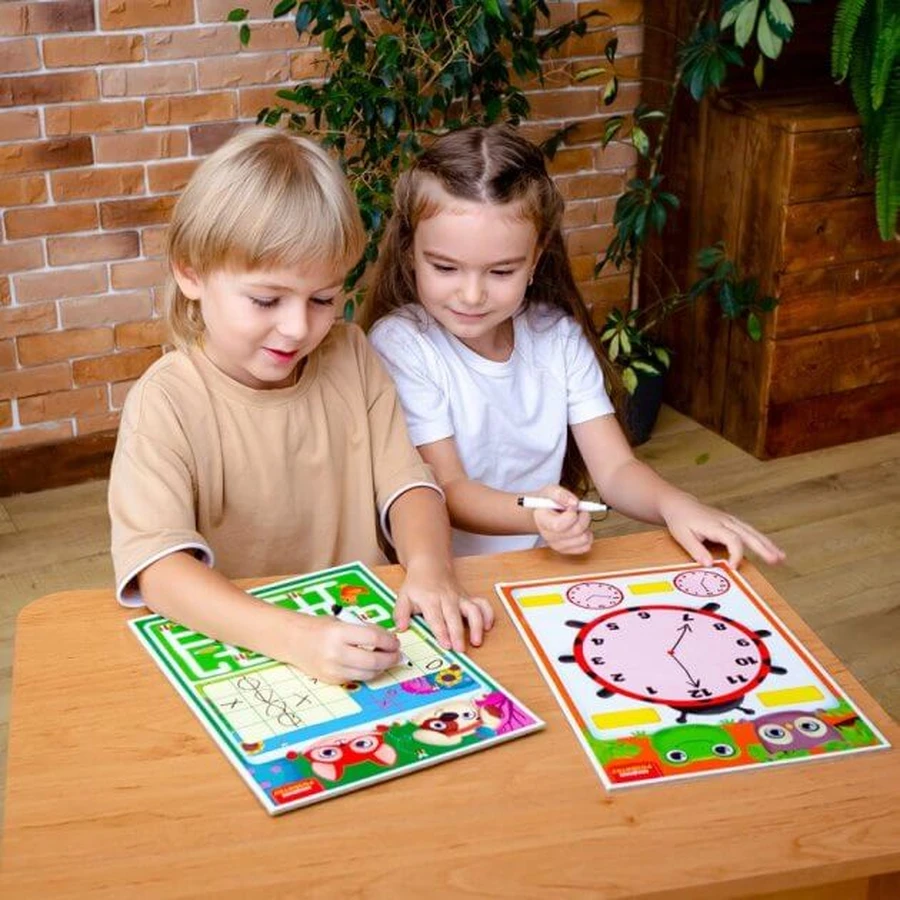 Навчальний набір Vladi Toys Дошка-тренажер Годинник та розпорядок дня: ціни та характеристики