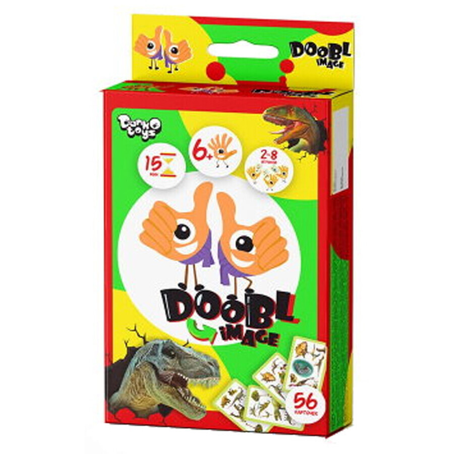 Настольная игра Danko Toys Доббль Картинки: Діно (Doobl Image: Dino), русский: цены и характеристики