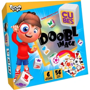 Настольная игра Danko Toys Доббль Картинки: Кубики (Doobl Image: Cubes), украинский
