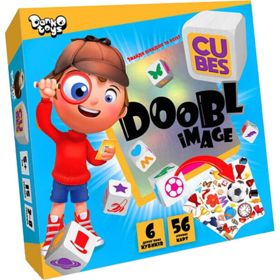 Настільна гра Danko Toys Доббль Зображення: Кубики (Doobl Image: Cubes), українська: ціни та характеристики