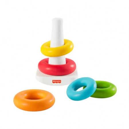 Развивающая игрушка Fisher-Price Пирамидка из эко-материалов: цены и характеристики