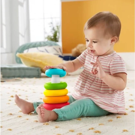 Развивающая игрушка Fisher-Price Пирамидка из эко-материалов: цены и характеристики