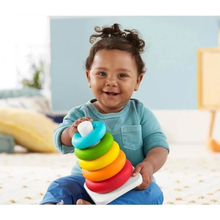 Развивающая игрушка Fisher-Price Пирамидка из эко-материалов: цены и характеристики