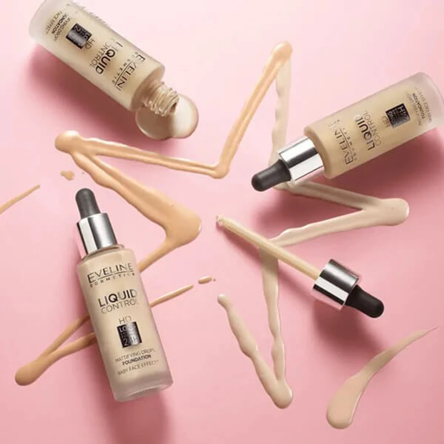 Тональная основа Жидкая Liquid control 32 мл 030 Eveline Cosmetics: цены и характеристики