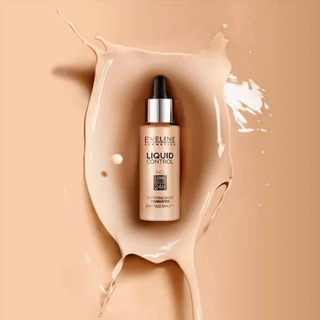 Тональная основа Жидкая Liquid control 32 мл 030 Eveline Cosmetics: цены и характеристики