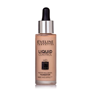 Тональная основа жидкая Liquid control 32мл, 015 Eveline Cosmetics