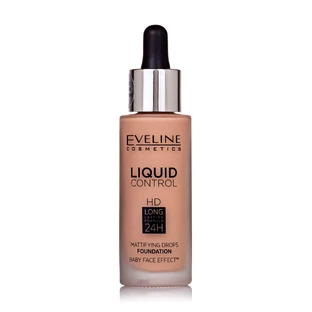 Тональная основа жидкая Liquid control 32мл, 020 Eveline Cosmetics