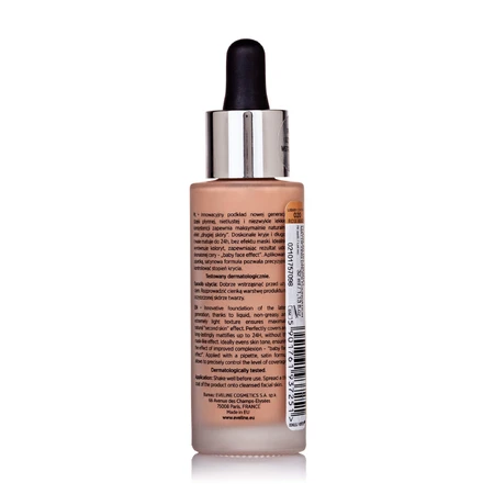 Тональная основа жидкая Liquid control 32мл, 020 Eveline Cosmetics: цены и характеристики
