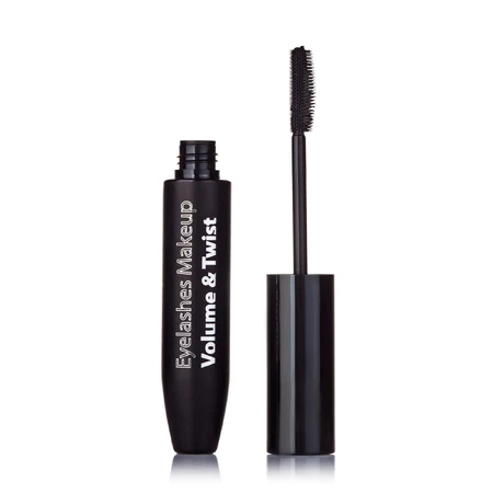 Туш для вій об'єм і підкручування Eyelashes Makeup Volume & Twist, чорна, 10 мл, LCF: ціни та характеристики
