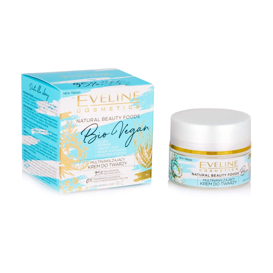 Крем для лица NATURAL BEAUTY FOODS мультиувлажняющий, 50мл, Eveline Cosmetics: цены и характеристики
