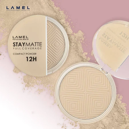 Пудра для обличчя матуюча Stay Matte Compact Powder 403, Lamel Professional: ціни та характеристики
