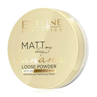 Пудра розсипчаста матуюча Matt My Day Banana 6 г, Eveline Cosmetics