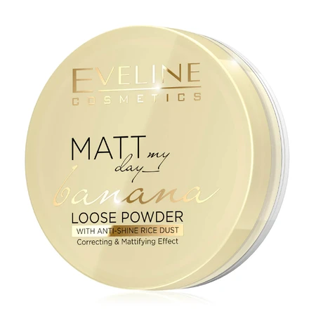 Пудра розсипчаста матуюча Matt My Day Banana 6 г, Eveline Cosmetics: ціни та характеристики