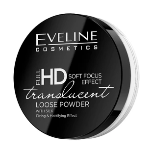 Пудра для обличчя матуюча розсипчаста Full HD Transparent, Eveline