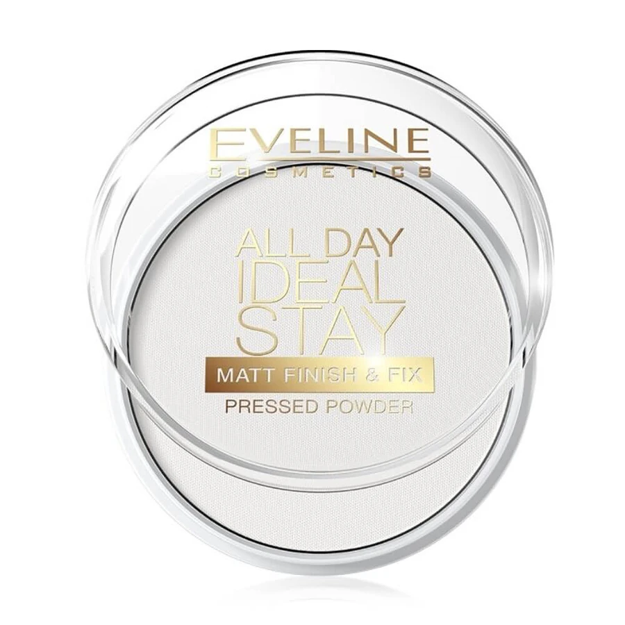 Пудра компактна Matt Finish&Fix Day Ideal Stay White 60 12гр, Eveline Cosmetics: ціни та характеристики