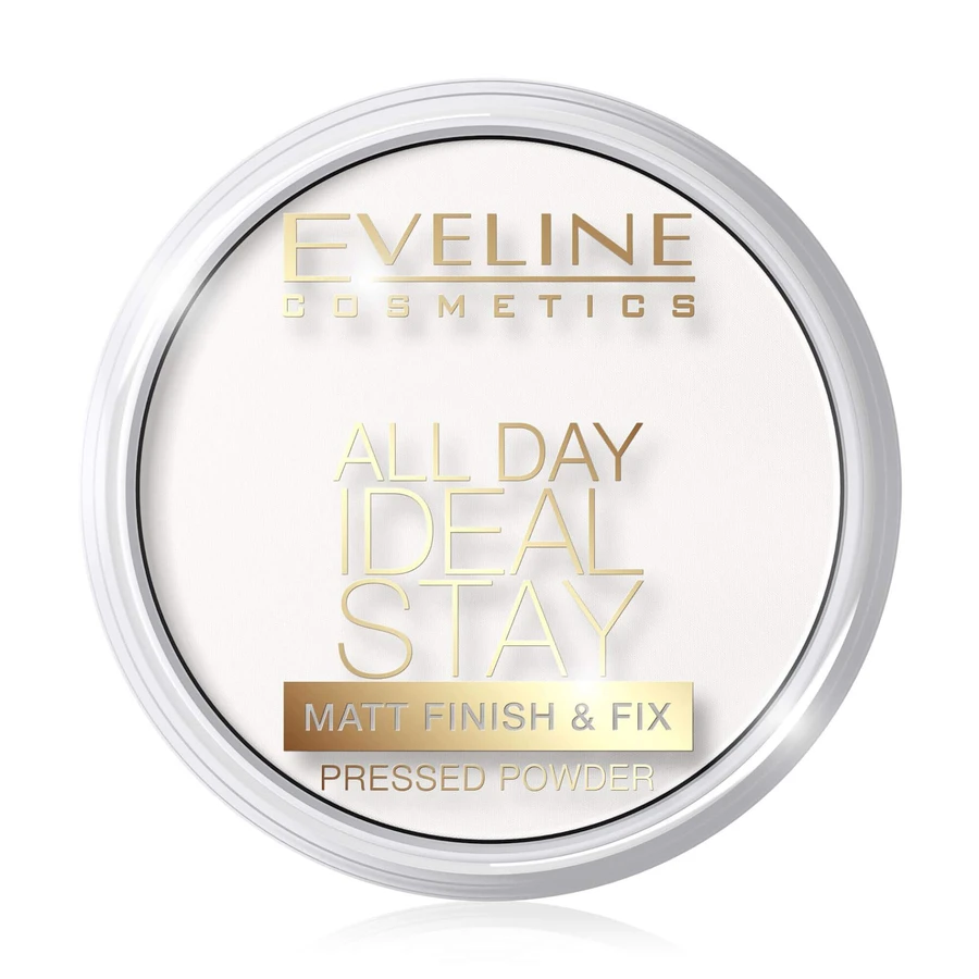 Пудра компактна Matt Finish&Fix Day Ideal Stay White 60 12гр, Eveline Cosmetics: ціни та характеристики