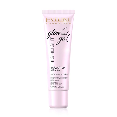 Хайлайтер для лица Glow And Go Candy Glow 20м, Eveline Professional: цены и характеристики