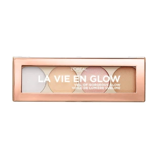 Палетка хайлайтеров для лица 02, La Vie En Glow 02 , L’Oreal Paris