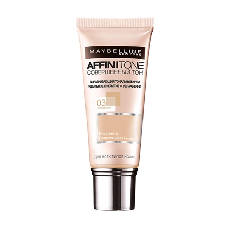 Тональный крем для лица Affinitone, оттенок 03, Maybelline New York: цены и характеристики