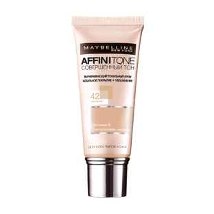 Тональный крем для лица Affinitone, оттенок 42, Maybelline New York