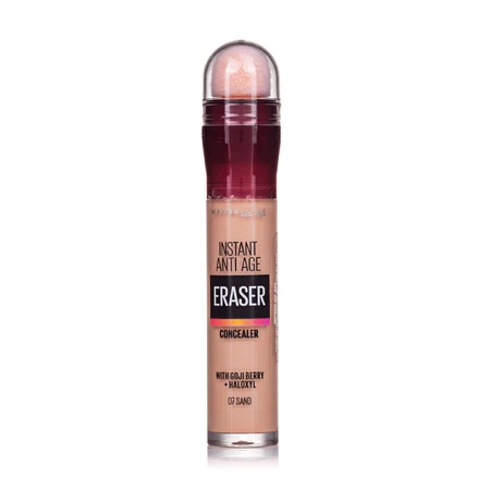 Консілер світлий бежевий Instant Eraser Multi-Use Concealer 07 Sand, 6.8 мл, Maybelline New York: ціни та характеристики
