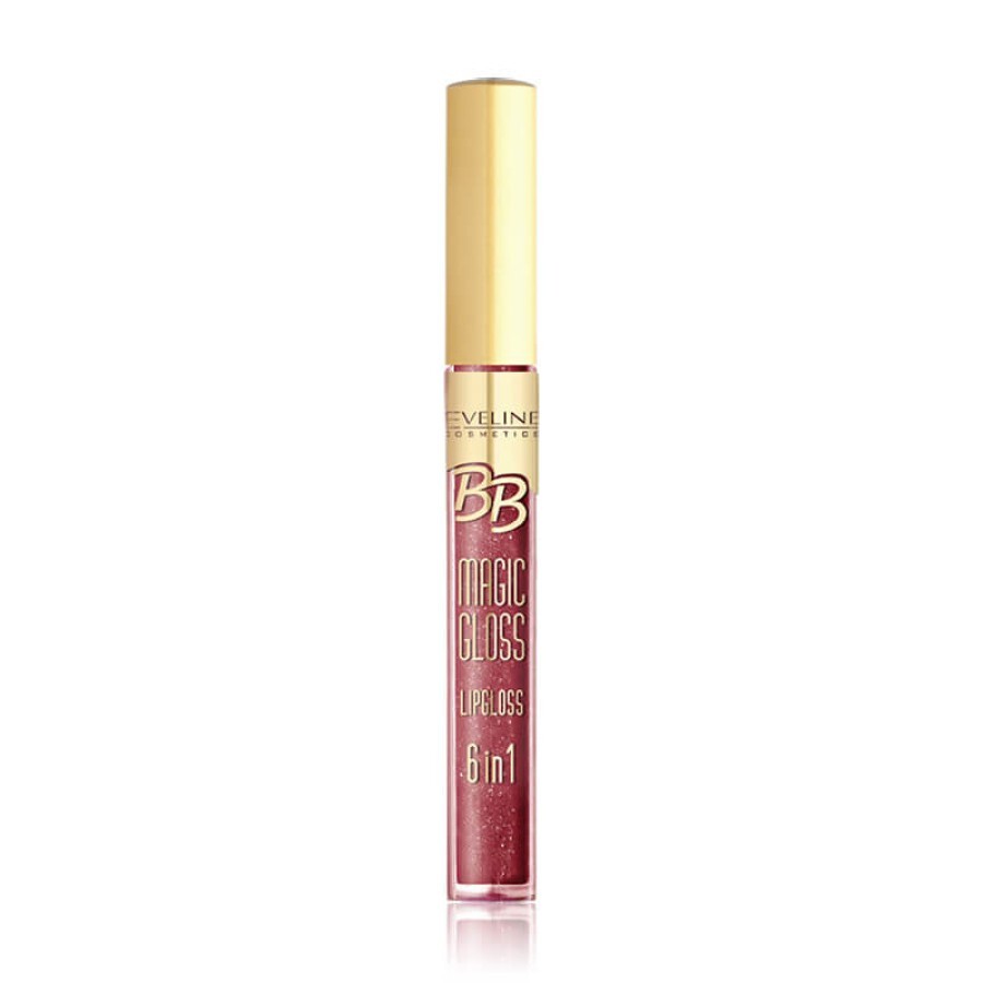 Блеск для губ BB Magic Gloss Lipgloss 6 in 1, 598, 9 мл, Eveline Cosmetics: цены и характеристики