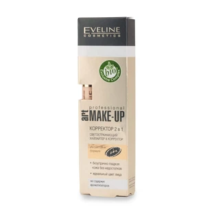 Корректор жидкий Art Professional Make-Up 2в1 04 Light, 7 мл, Eveline