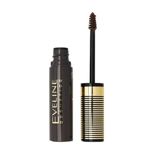 Туш для брів з мікрофіброю Brow & Go! Eyebrow Mascara 03 Soft Brown, 6 мл, Eveline Cosmetics