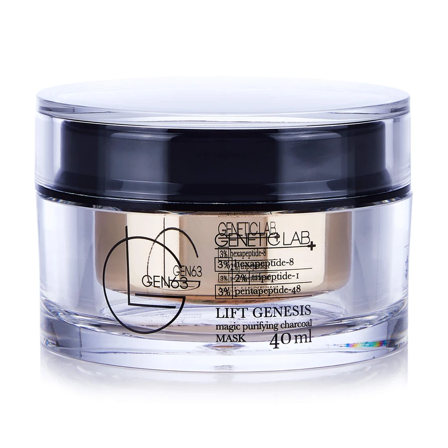 Очищуюча вугольна маска з пептидами Lift Genesis Magic Purifying Charcoal 40 мл, GEN 63: ціни та характеристики