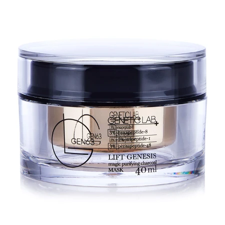 Очищуюча вугольна маска з пептидами Lift Genesis Magic Purifying Charcoal 40 мл, GEN 63: ціни та характеристики