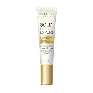 Золотий крем проти зморщок для контуру очей Gold Lift Expert, 15мл, Eveline Cosmetics
