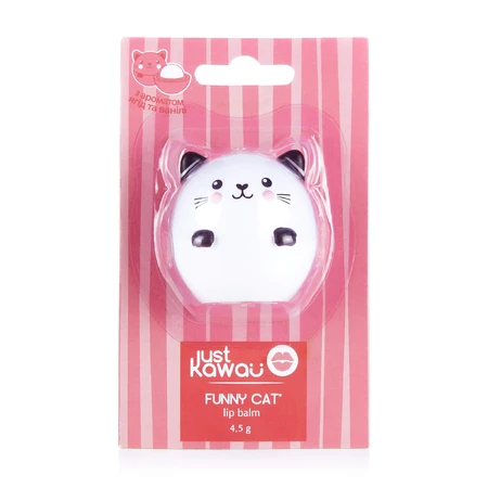 Бальзам для губ FUNNY CAT, 7г, JUST KAWAII: ціни та характеристики