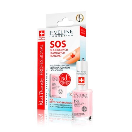 Лікування для ломких нiгтiв SOS, Nail Therapy, 12 мл, Eveline Cosmetics