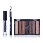 Набор подарочный для макияжа Beauty (косметичка, мини палетка для глаз, карандаш для глаз Черный, гель для бровей), LCF: цены и характеристики
