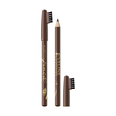 Олівець для брів Eyebrow Pencil коричневий, Eveline Cosmetics