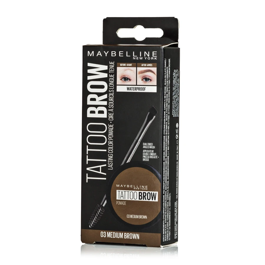 Стойкая помада для бровей Tatto Brow светло-коричневый, Maybelline New York: цены и характеристики