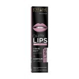 Помада для губ Oh! My Lips матовая жидкая 03 с карандашом, Eveline Cosmetics
