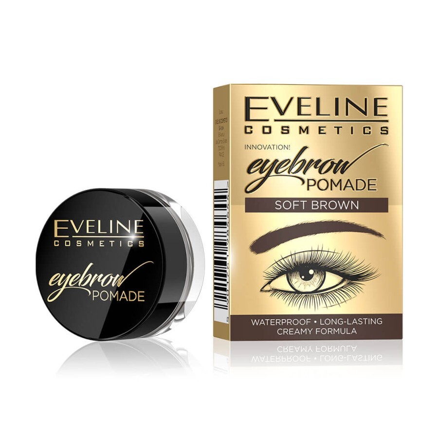 Помада д/бровей Eyebrow Pomade Soft Brown, Eveline Cosmetics: цены и характеристики